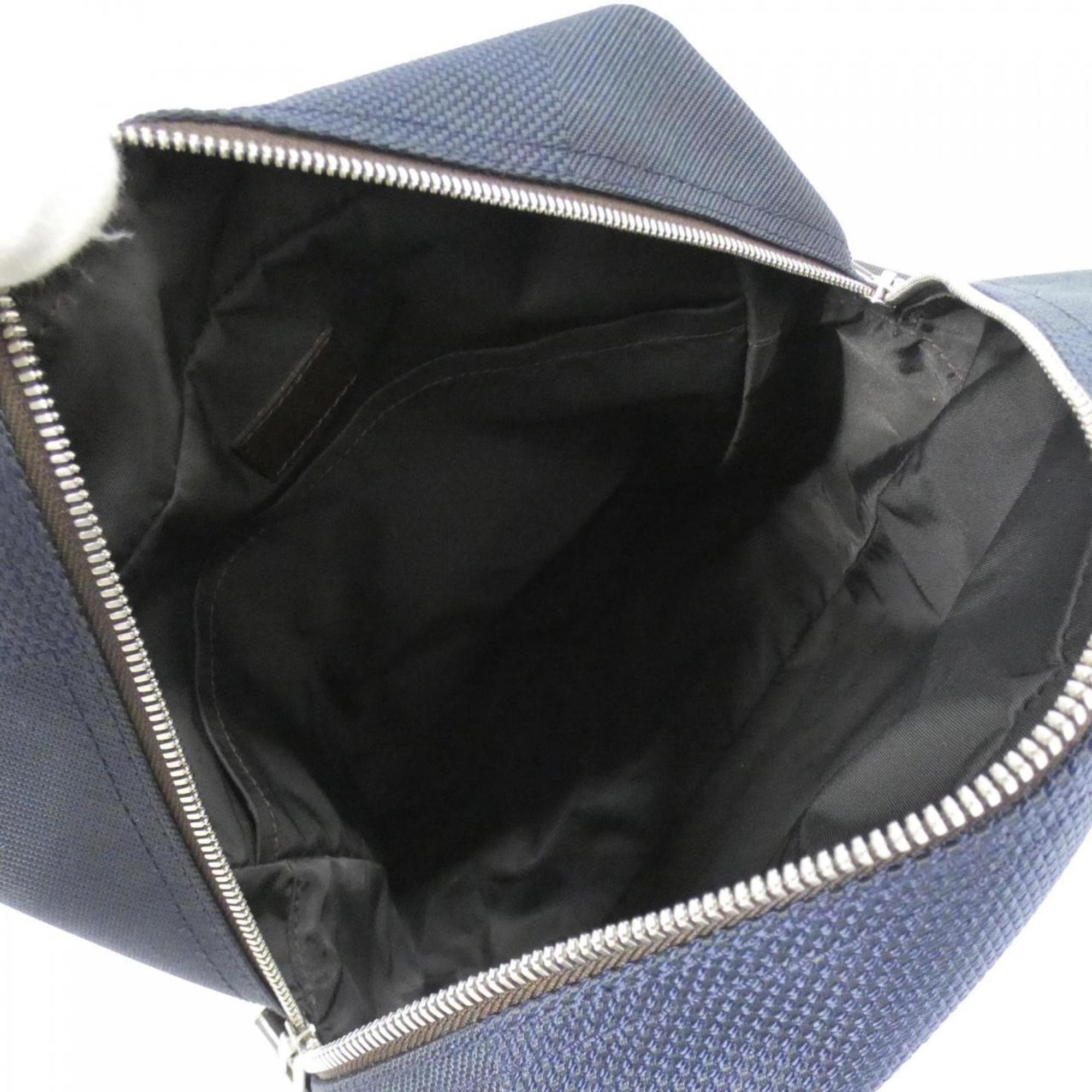 Louis Vuitton Blue Silver Canvas Shoulder Bag (Pre-Owned)