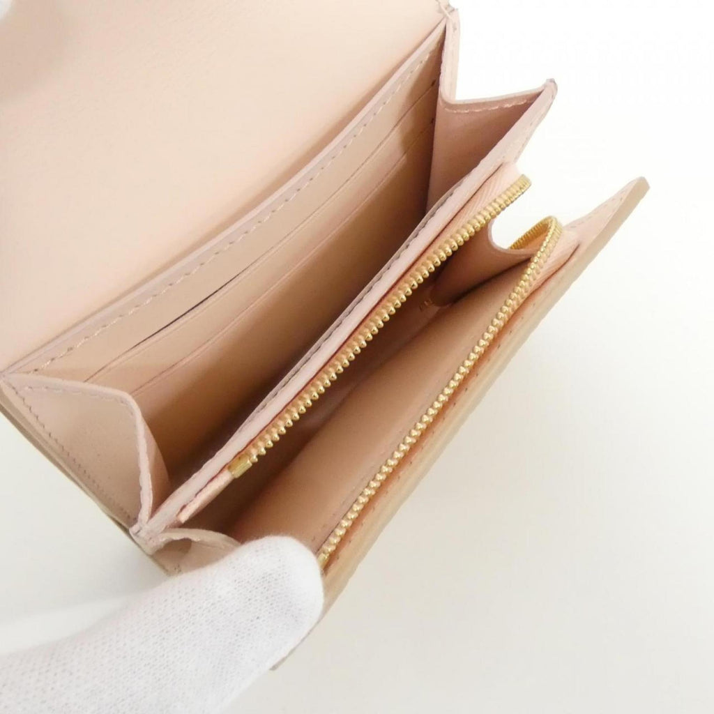 Louis Vuitton Sand Leather Wallet (Bi-Fold) (Pre-Owned)