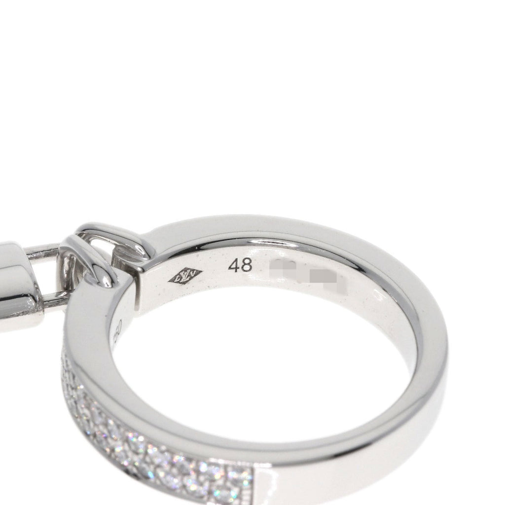 Louis Vuitton White Gold (18K) Band Ring (Pre-Owned)