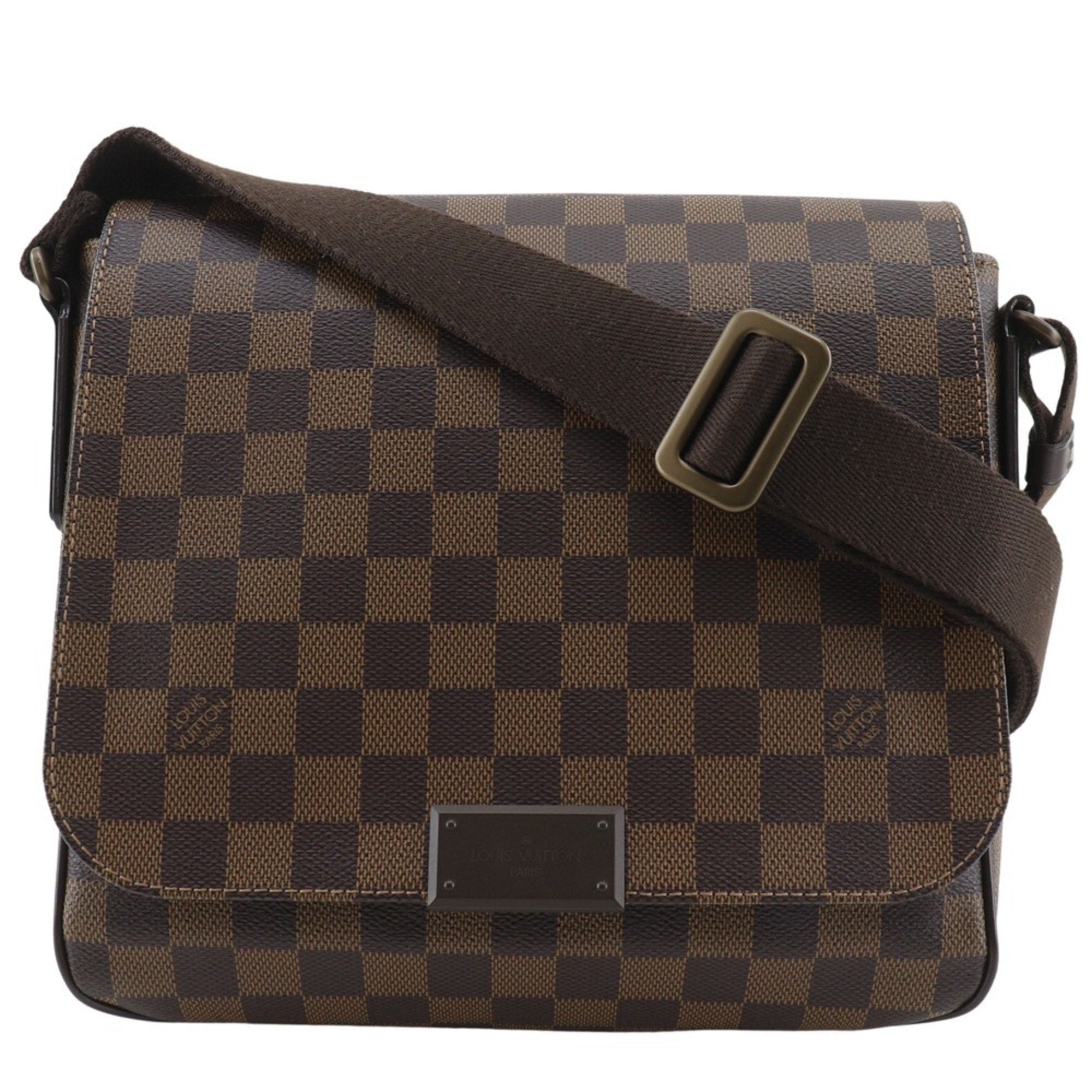 Louis Vuitton Brown Damier Canvas Shoulder Bag (Pre-Owned)