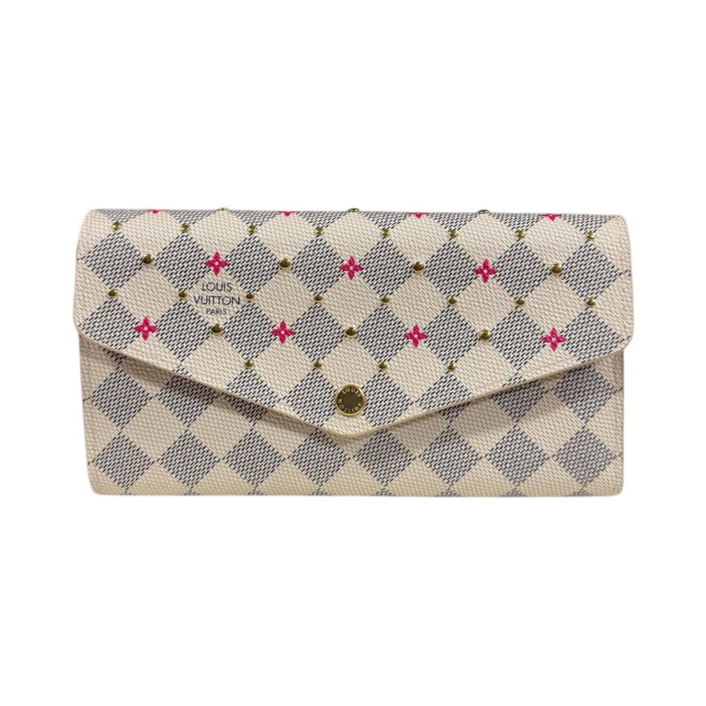Louis Vuitton Damier Azur Damier Azur White Damier Azur Long Wallet (Bi-Fold) (Pre-Owned)