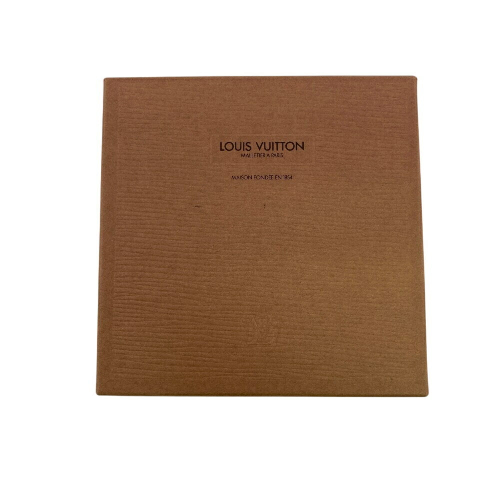 Louis Vuitton Brown Kenyan Brown Leather Wallet (Tri-Fold) (Pre-Owned)