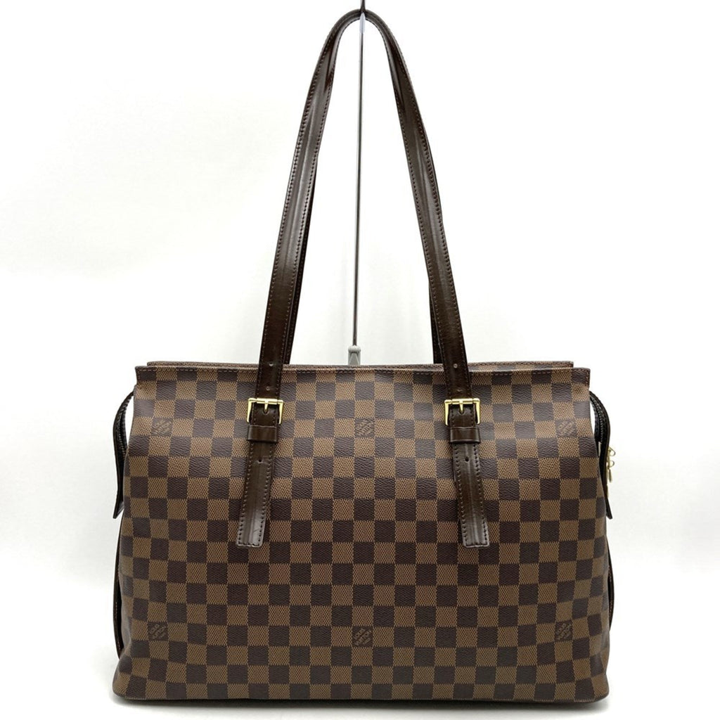 Louis Vuitton Brown Damier Canvas Shoulder Bag Tote Bag (Pre-Owned)