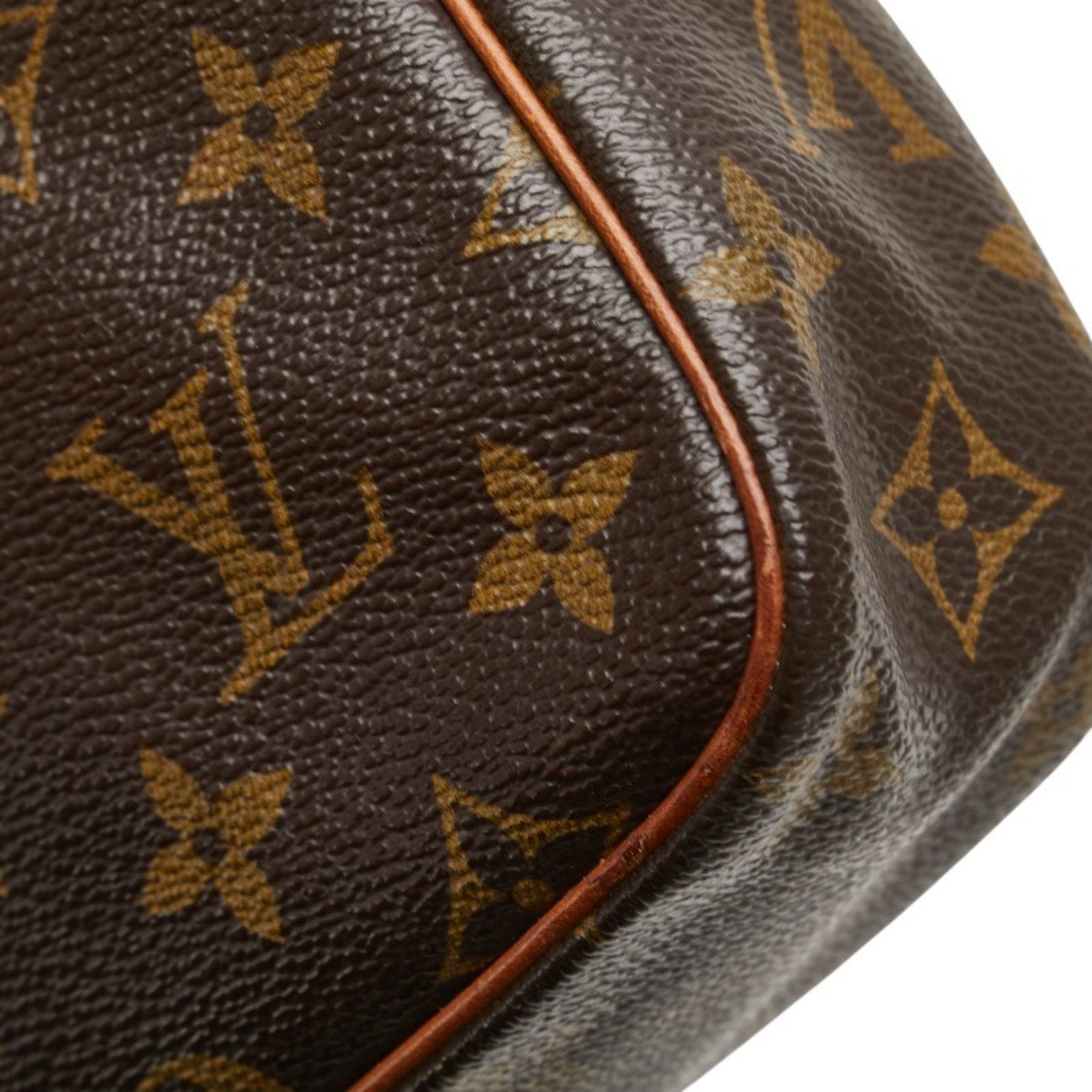 Louis Vuitton Brown Pvc Leather Clutch Bag Handbag (Pre-Owned)