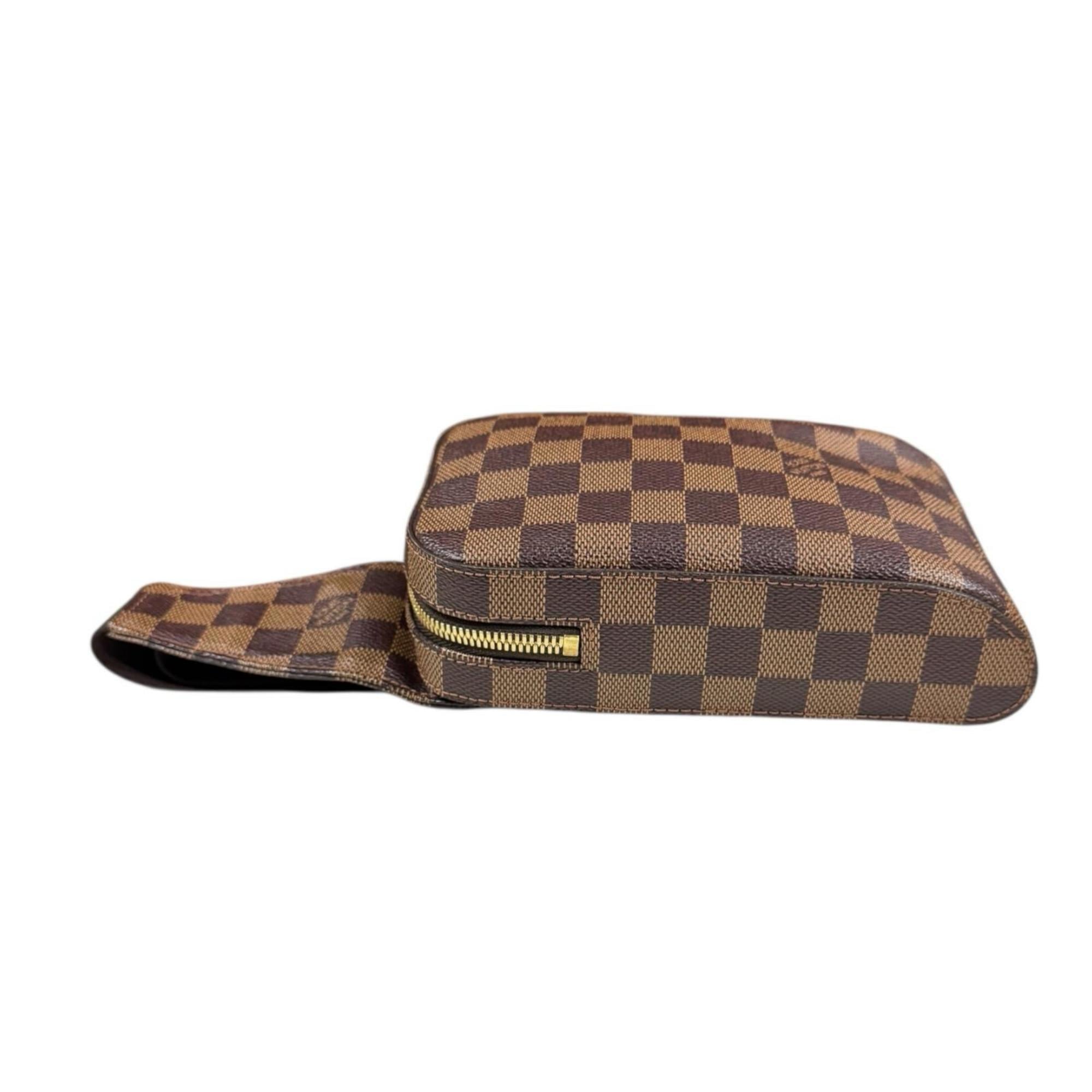 Louis Vuitton Brown Damier Canvas Sling Bag (Pre-Owned)