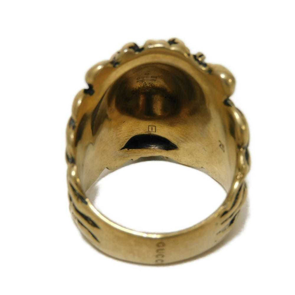 Lion Head Ring Gold