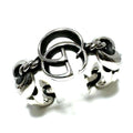 Anchor Chain Ring Sterling Silver