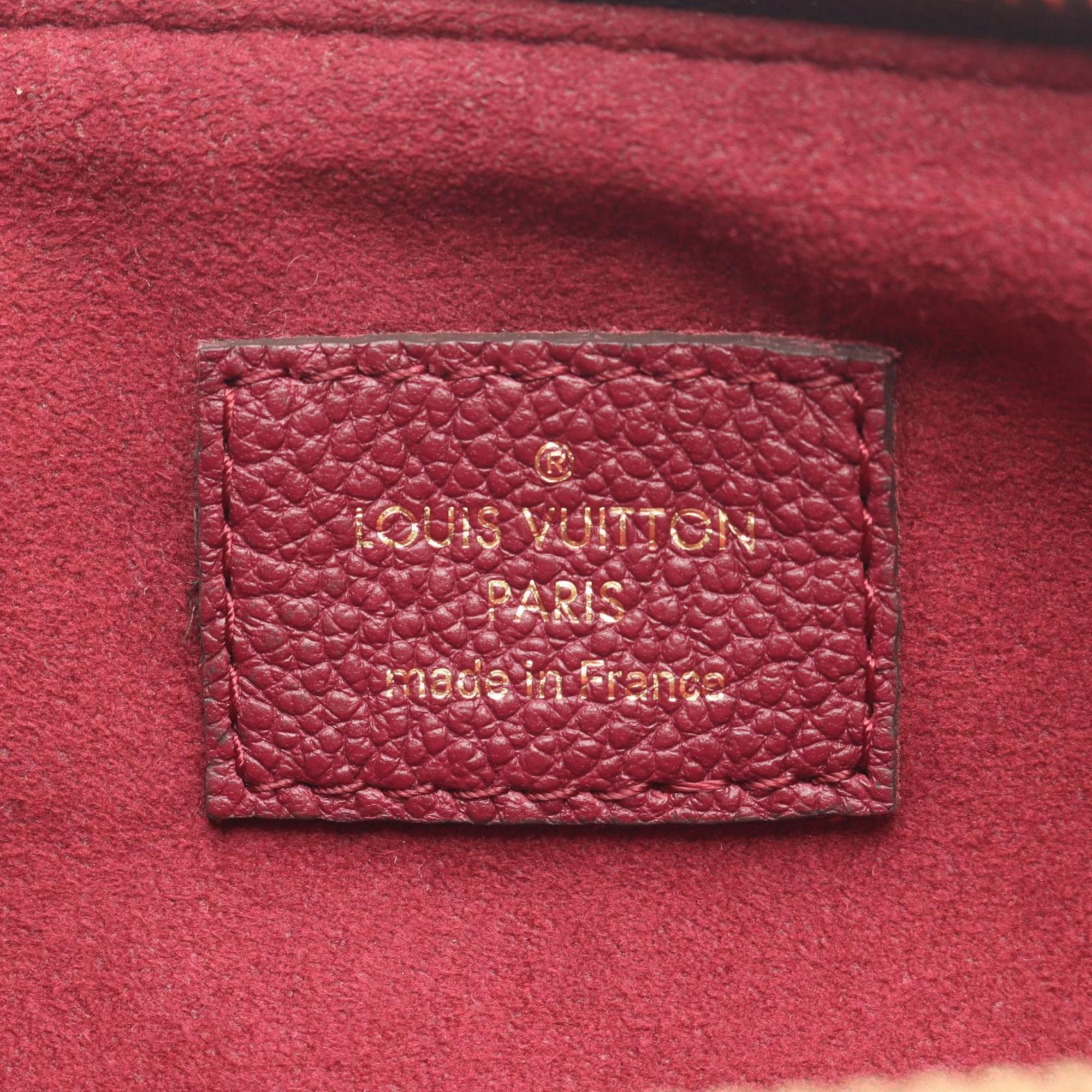 Louis Vuitton Brown Monogram Pink Coated Canvas Leather Shoulder Bag (Pre-Owned)