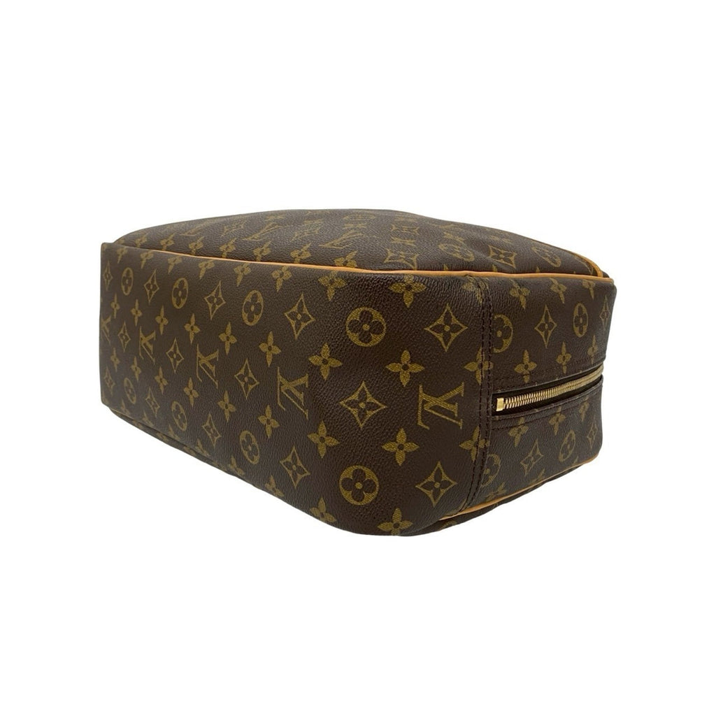 Louis Vuitton Brown Leather Pvc Boston Bag Handbag (Pre-Owned)