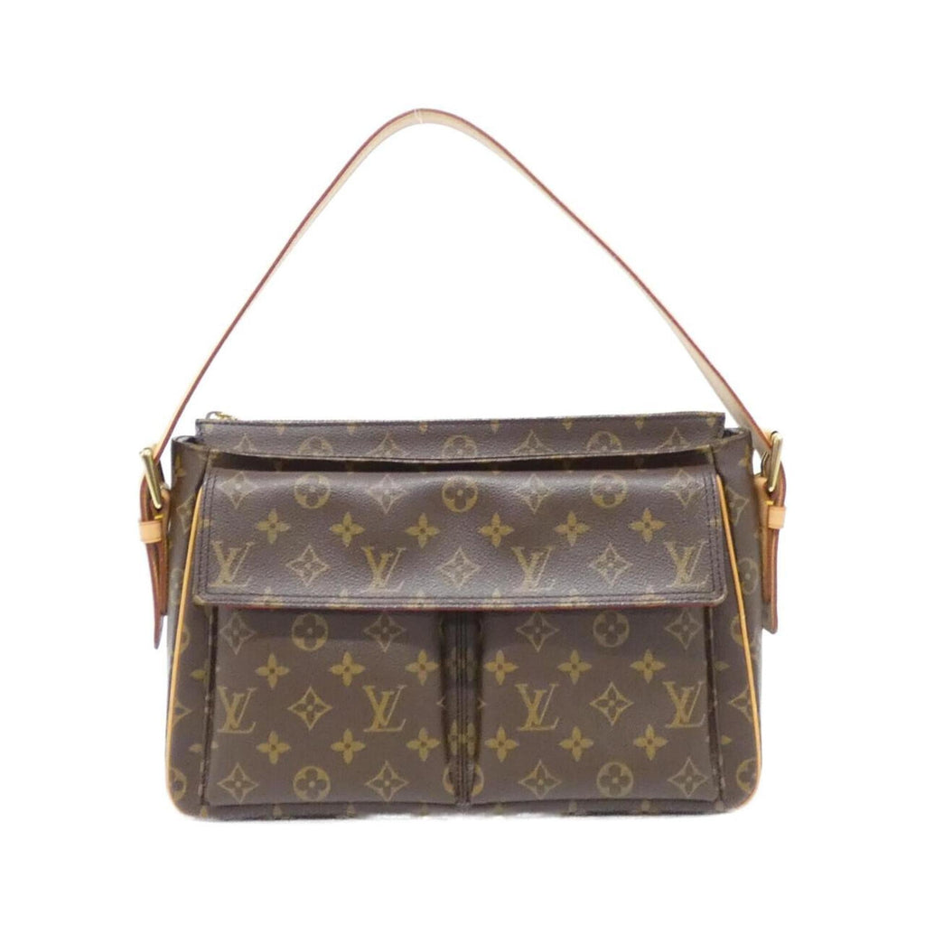Louis Vuitton Marron Coated Canvas Shoulder Bag (Pre-Owned)