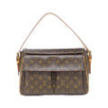 Louis Vuitton Marron Coated Canvas Shoulder Bag (Pre-Owned)