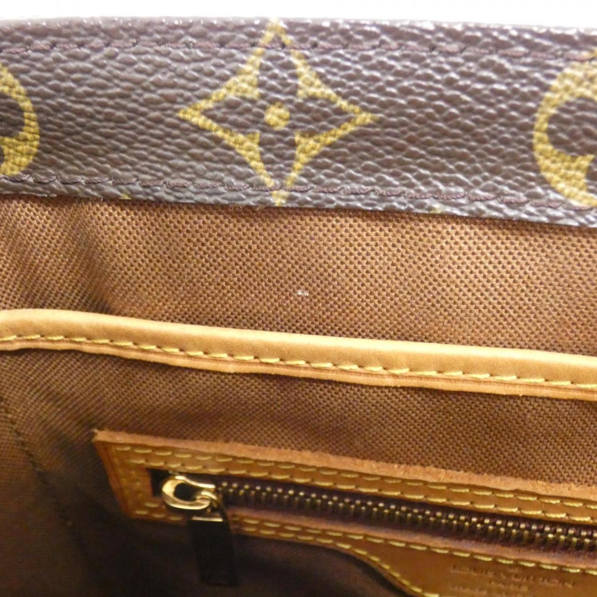 Louis Vuitton Brown Marron Coated Canvas Handbag (Pre-Owned)