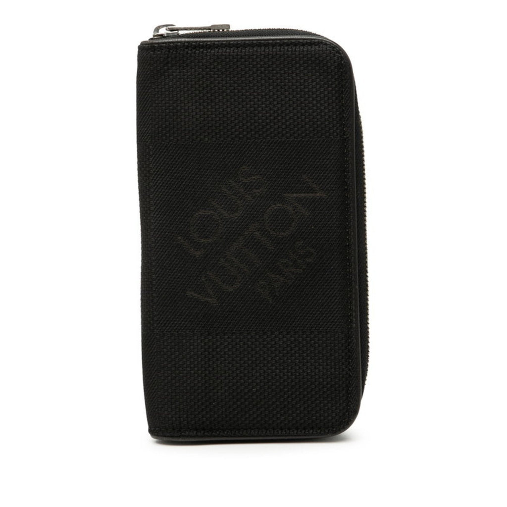 Louis Vuitton Damier Geant Black Noir Canvas Leather Long Wallet (Bi-Fold) (Pre-Owned)