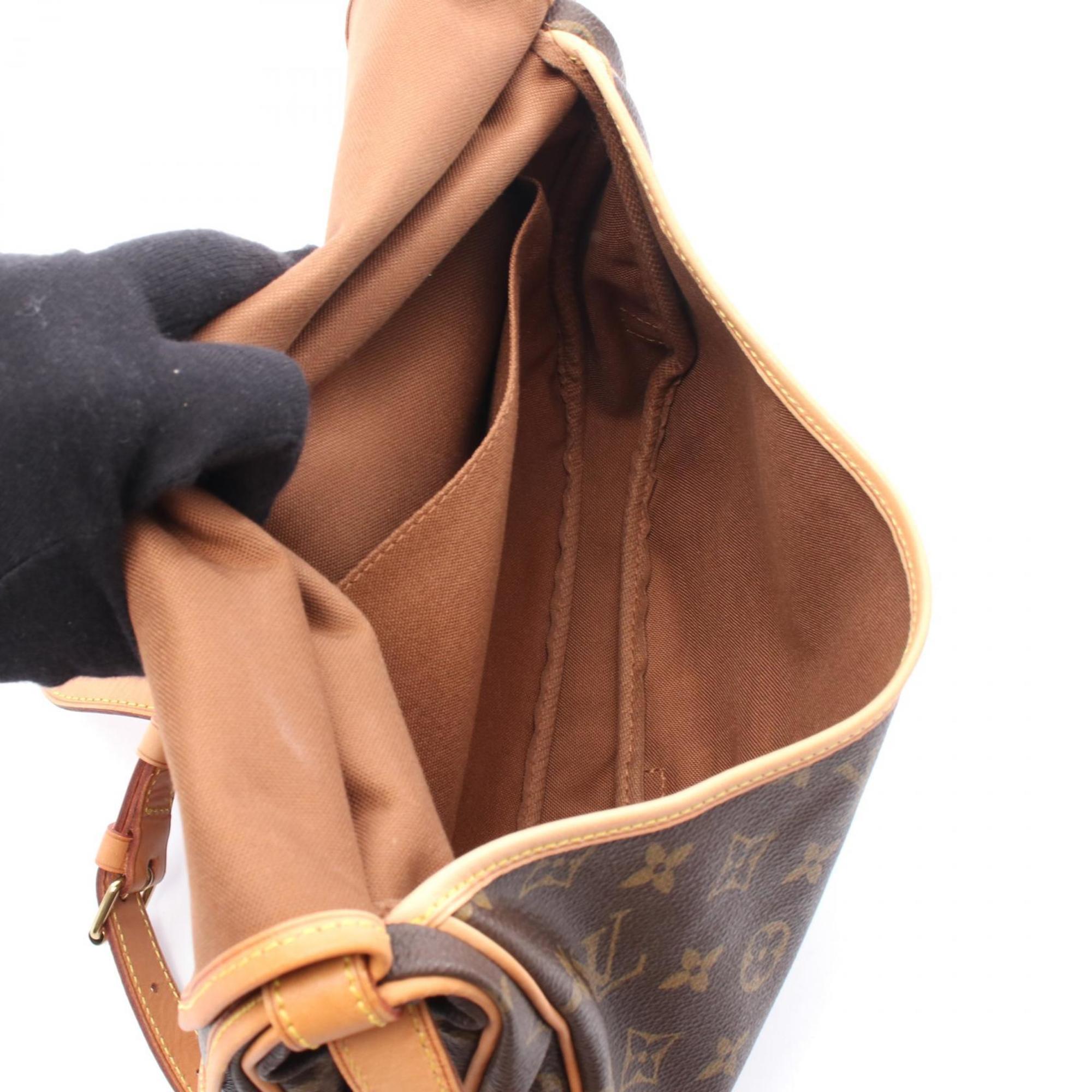 Louis Vuitton Brown Coated Canvas Pvc Leather Monogram Shoulder Bag (Pre-Owned)
