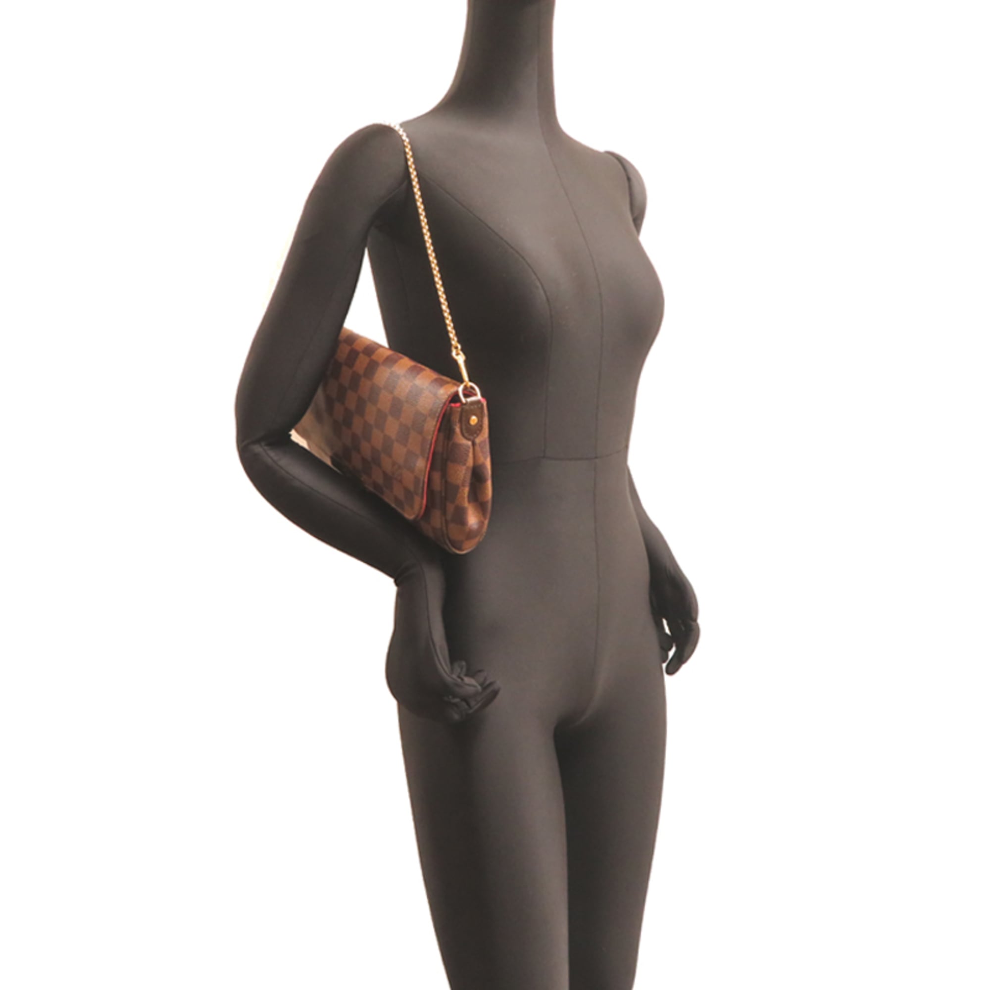 Louis Vuitton Brown Damier Canvas Handbag (Pre-Owned)