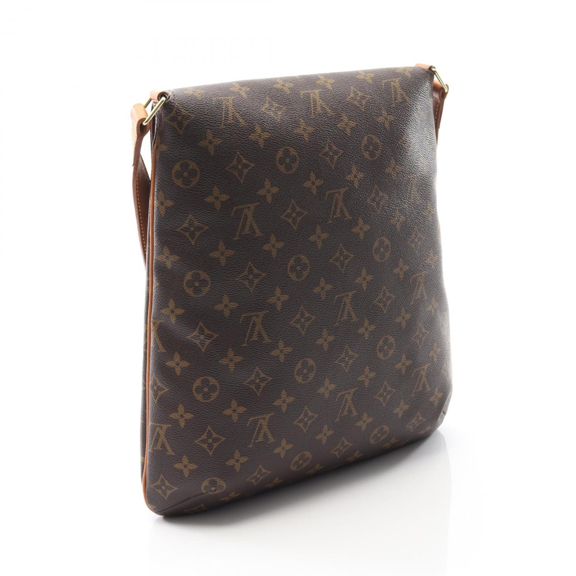 Louis Vuitton Brown Pvc Leather Shoulder Bag (Pre-Owned)