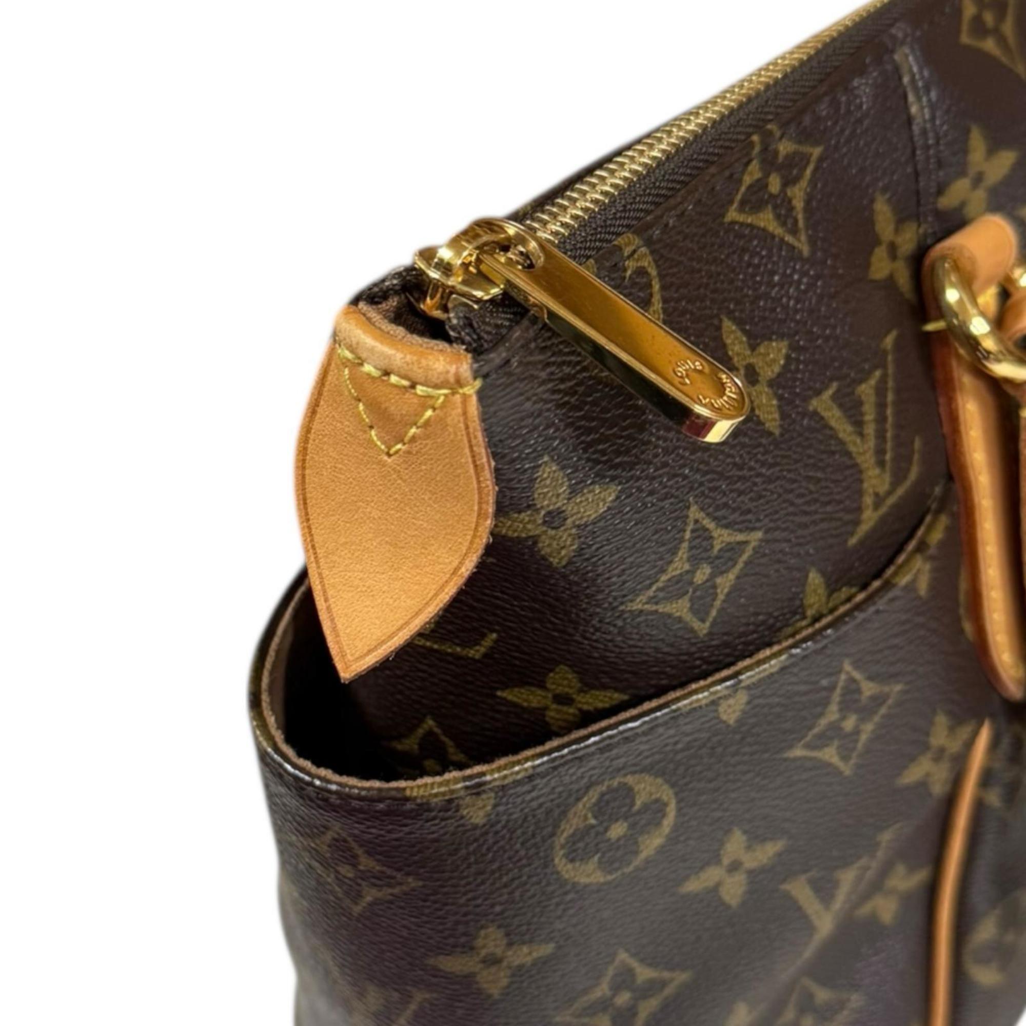 Louis Vuitton Brown Monogram Canvas Tote Bag (Pre-Owned)
