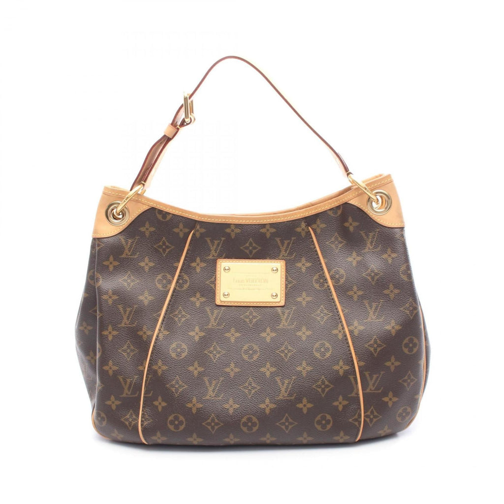 Louis Vuitton Brown Coated Canvas Leather Shoulder Bag (Pre-Owned)
