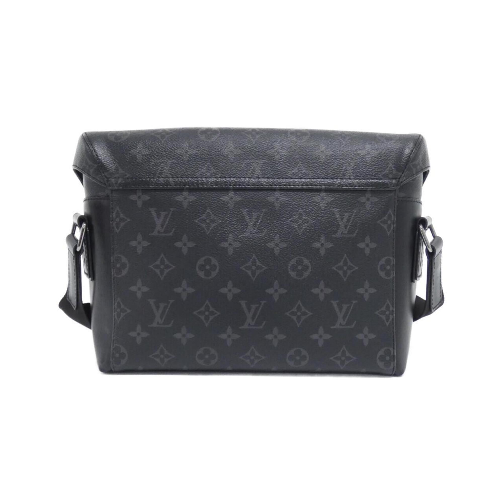 Louis Vuitton Black Coated Canvas Shoulder Bag (Pre-Owned)