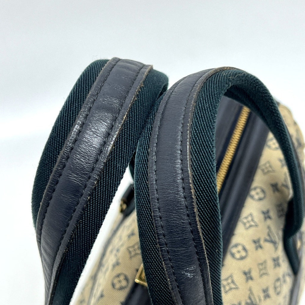 Louis Vuitton Galle Monogram Navy Monogram Mini Boston Bag Handbag (Pre-Owned)