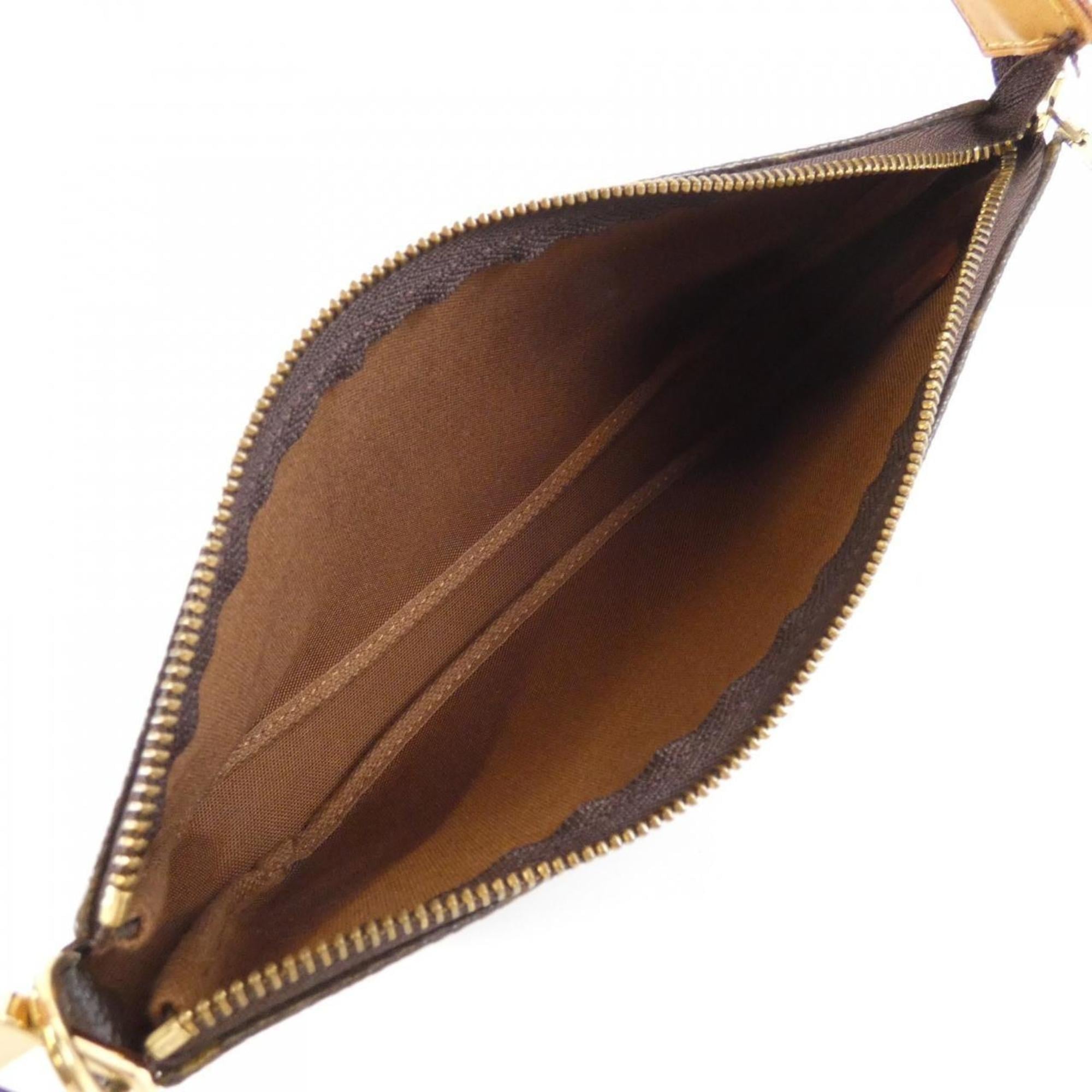Louis Vuitton Brown Coated Canvas Pouch (Pre-Owned)