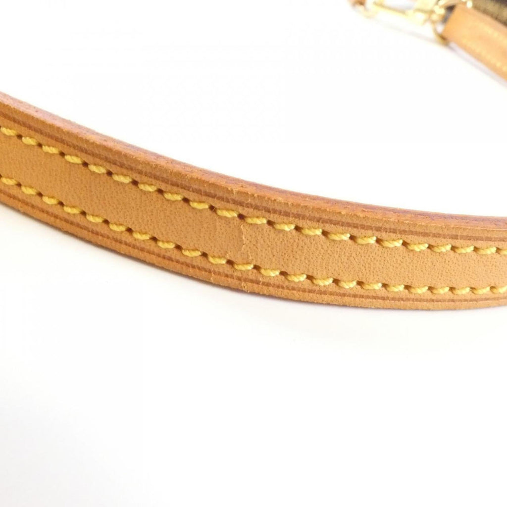 Louis Vuitton Marron Coated Canvas Pochette Pouch (Pre-Owned)