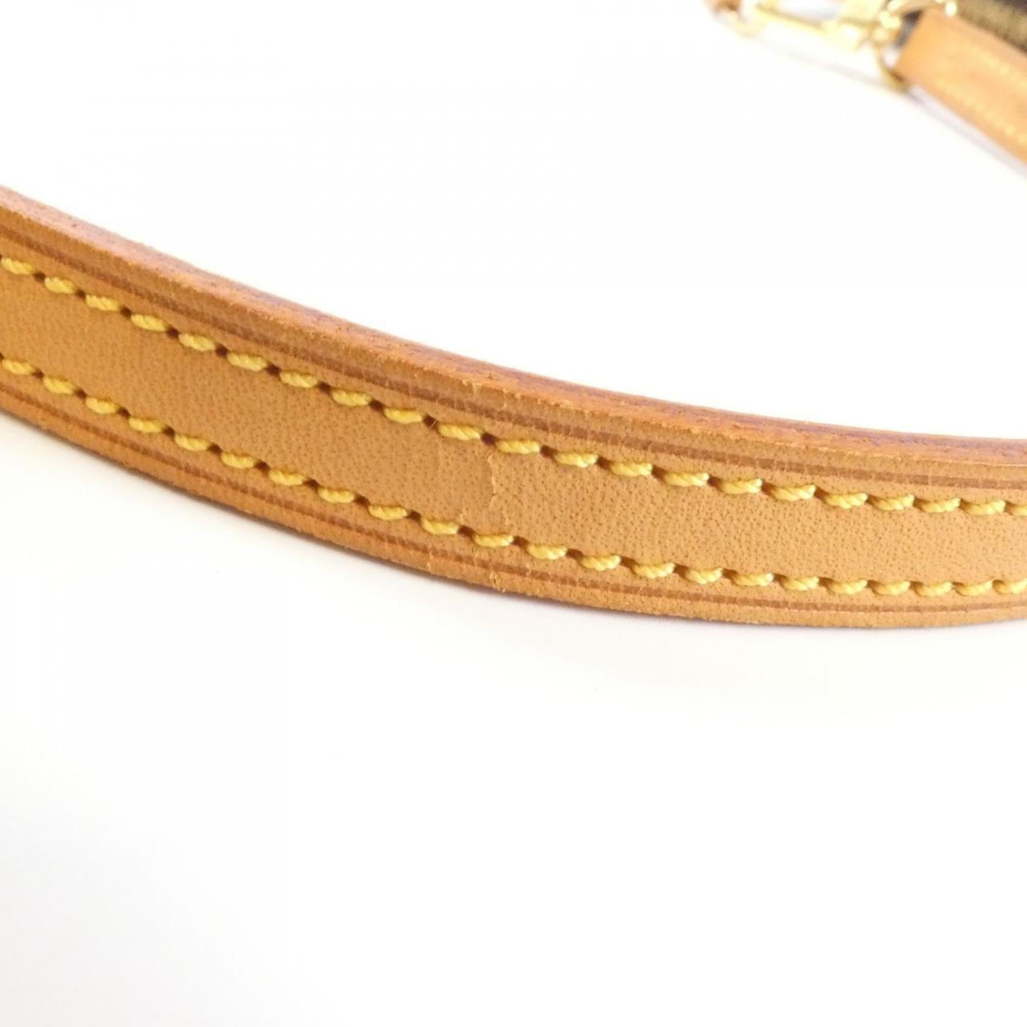 Louis Vuitton Marron Coated Canvas Pochette Pouch (Pre-Owned)