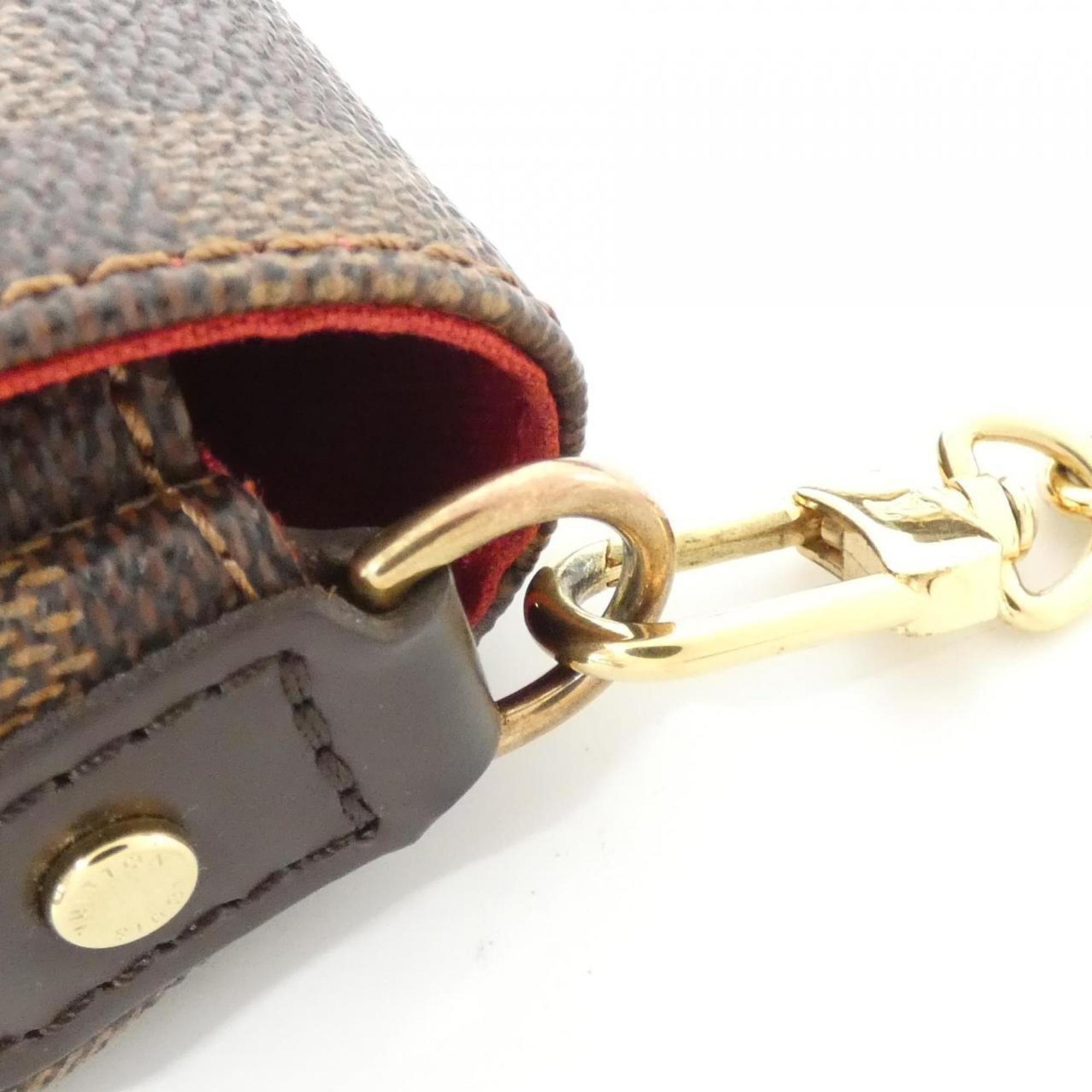 Louis Vuitton Ebene Coated Canvas Shoulder Bag (Pre-Owned)