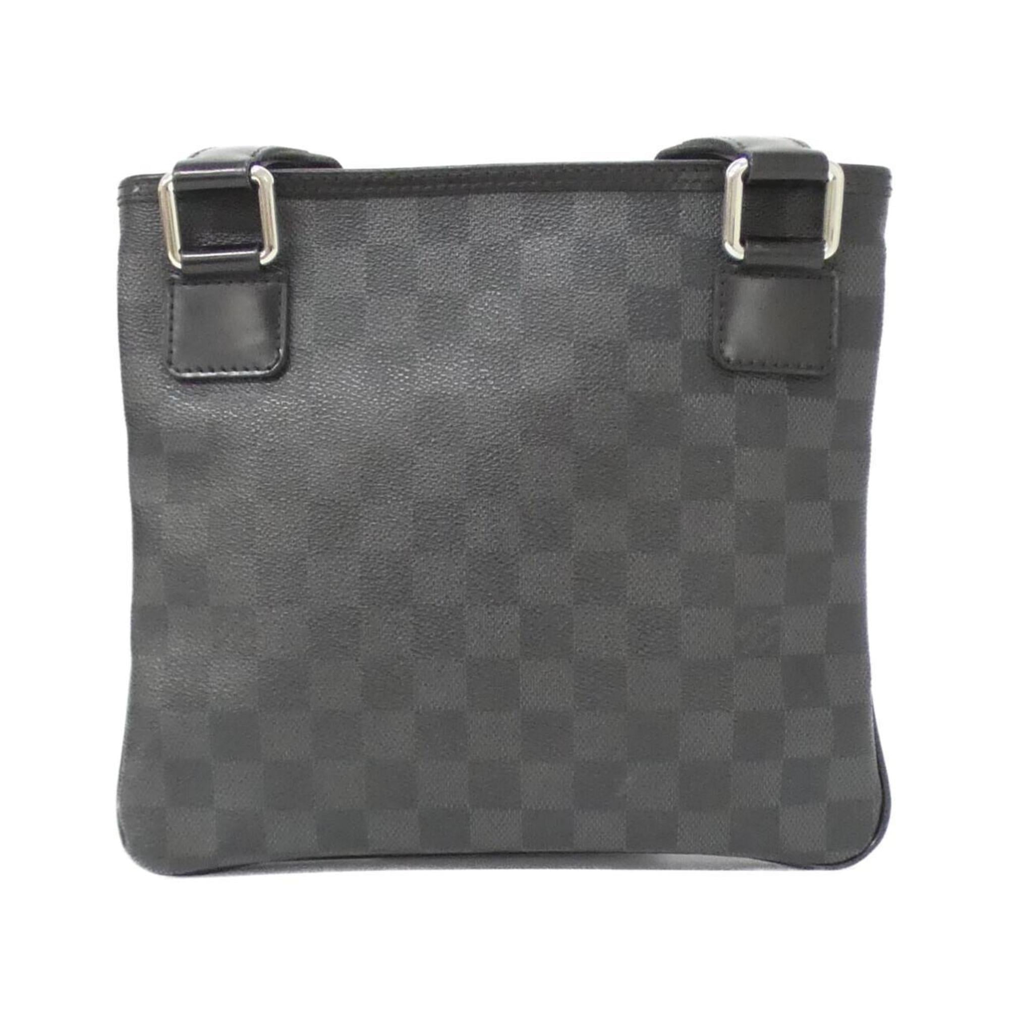 Louis Vuitton Graphite Coated Canvas Shoulder Bag (Pre-Owned)