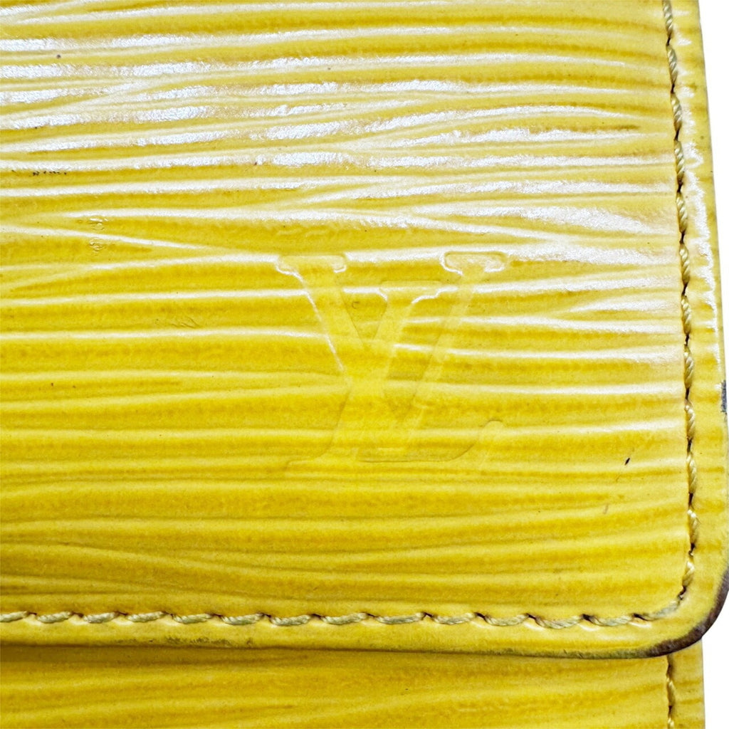Louis Vuitton Yellow Epi Leather Long Wallet (Bi-Fold) (Pre-Owned)