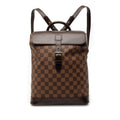 Louis Vuitton Brown Damier Canvas Damier Canvas Backpack (Pre-Owned)