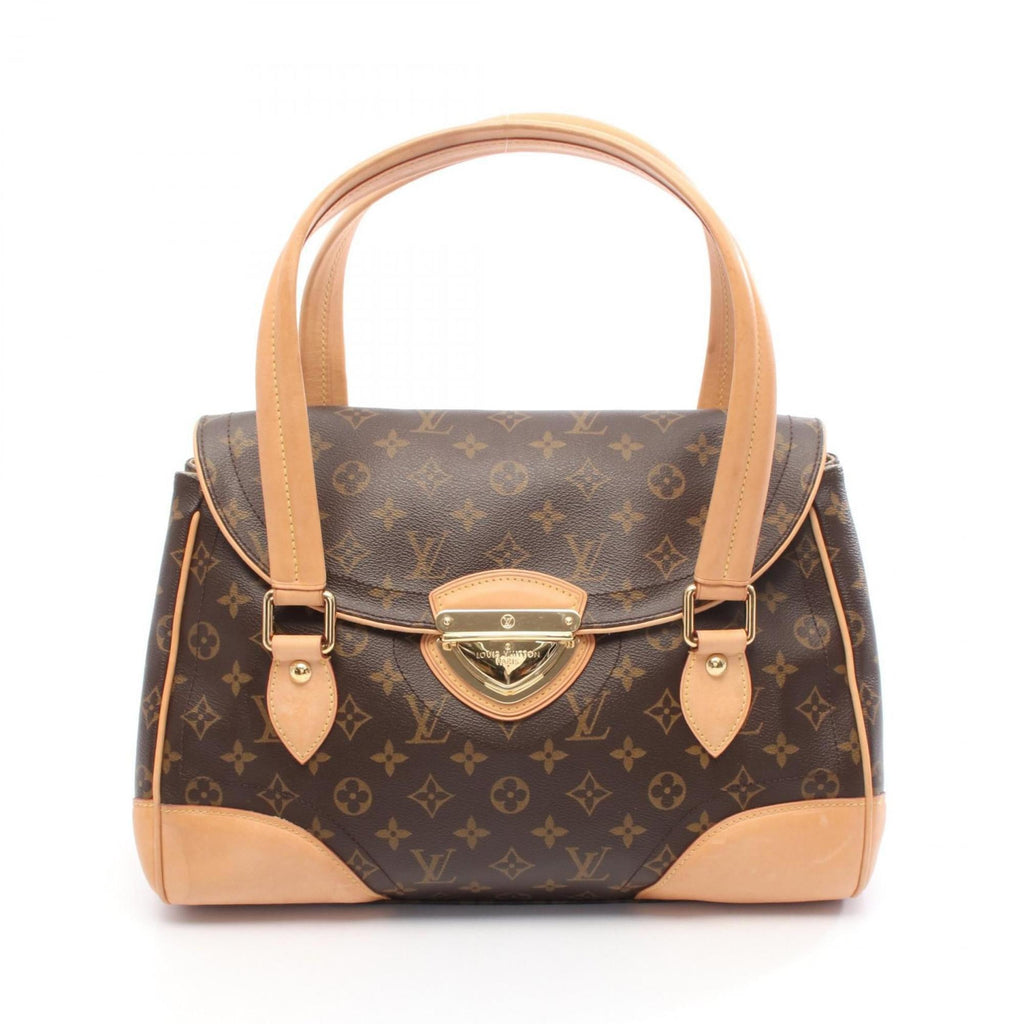 Louis Vuitton Brown Coated Canvas Leather Shoulder Bag (Pre-Owned)