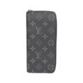 Louis Vuitton Monogram Eclipse Black Coated Canvas Long Wallet (Bi-Fold) (Pre-Owned)