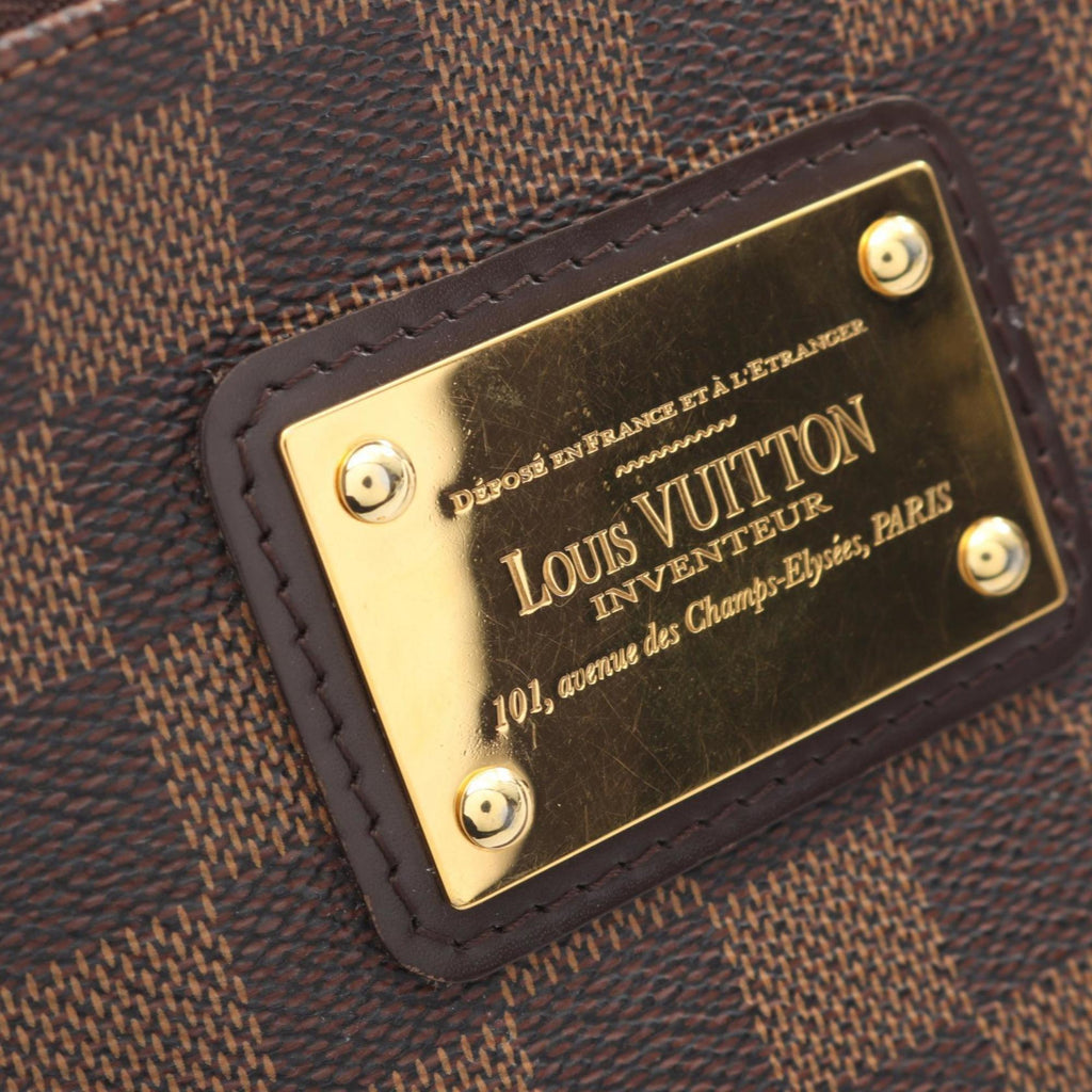 Louis Vuitton Brown Coated Canvas Leather Handbag (Pre-Owned)