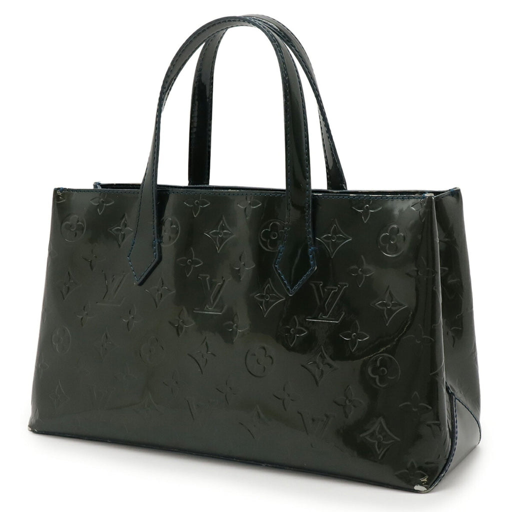 Louis Vuitton Blue Infini Monogram Vernis Handbag Tote Bag (Pre-Owned)