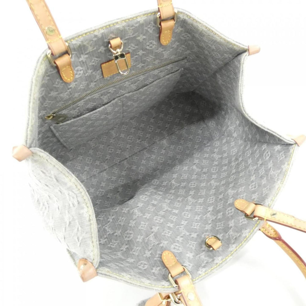 Louis Vuitton Gray Denim Canvas Handbag (Pre-Owned)