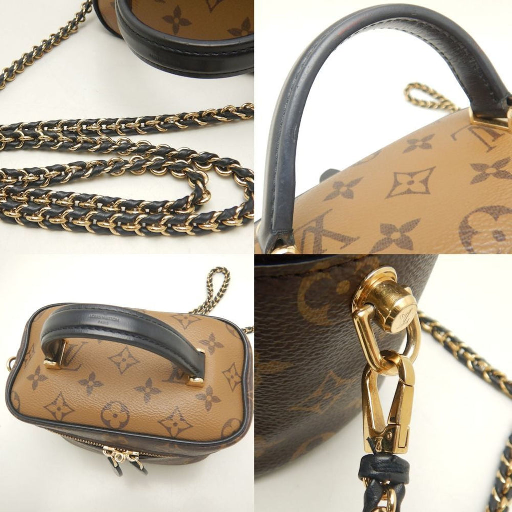Louis Vuitton Brown Pvc Shoulder Bag Vanity Bag (Pre-Owned)