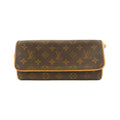 Louis Vuitton Brown Coated Canvas Pochette Shoulder Bag (Pre-Owned)