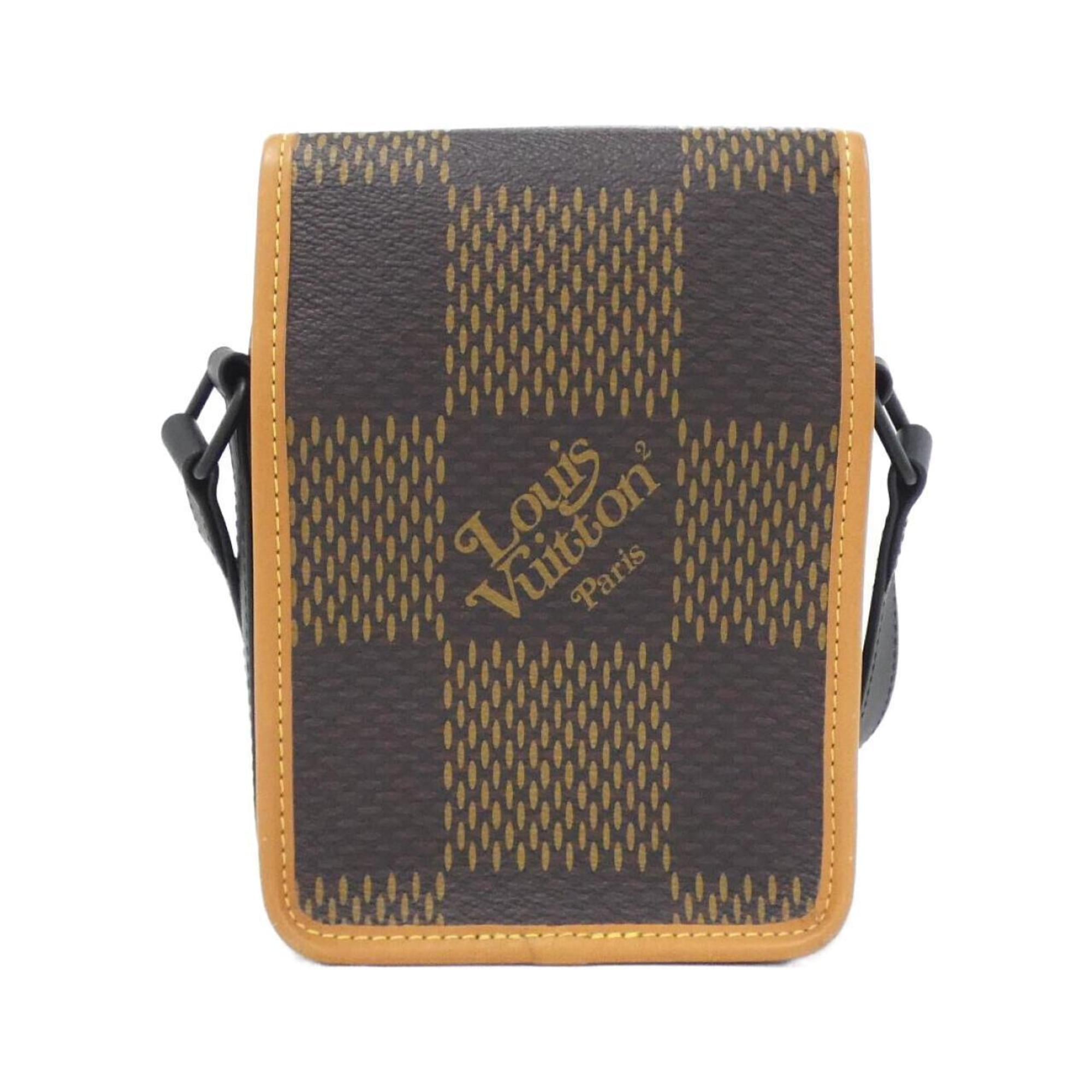Louis Vuitton Ebene Coated Canvas Shoulder Bag (Pre-Owned)