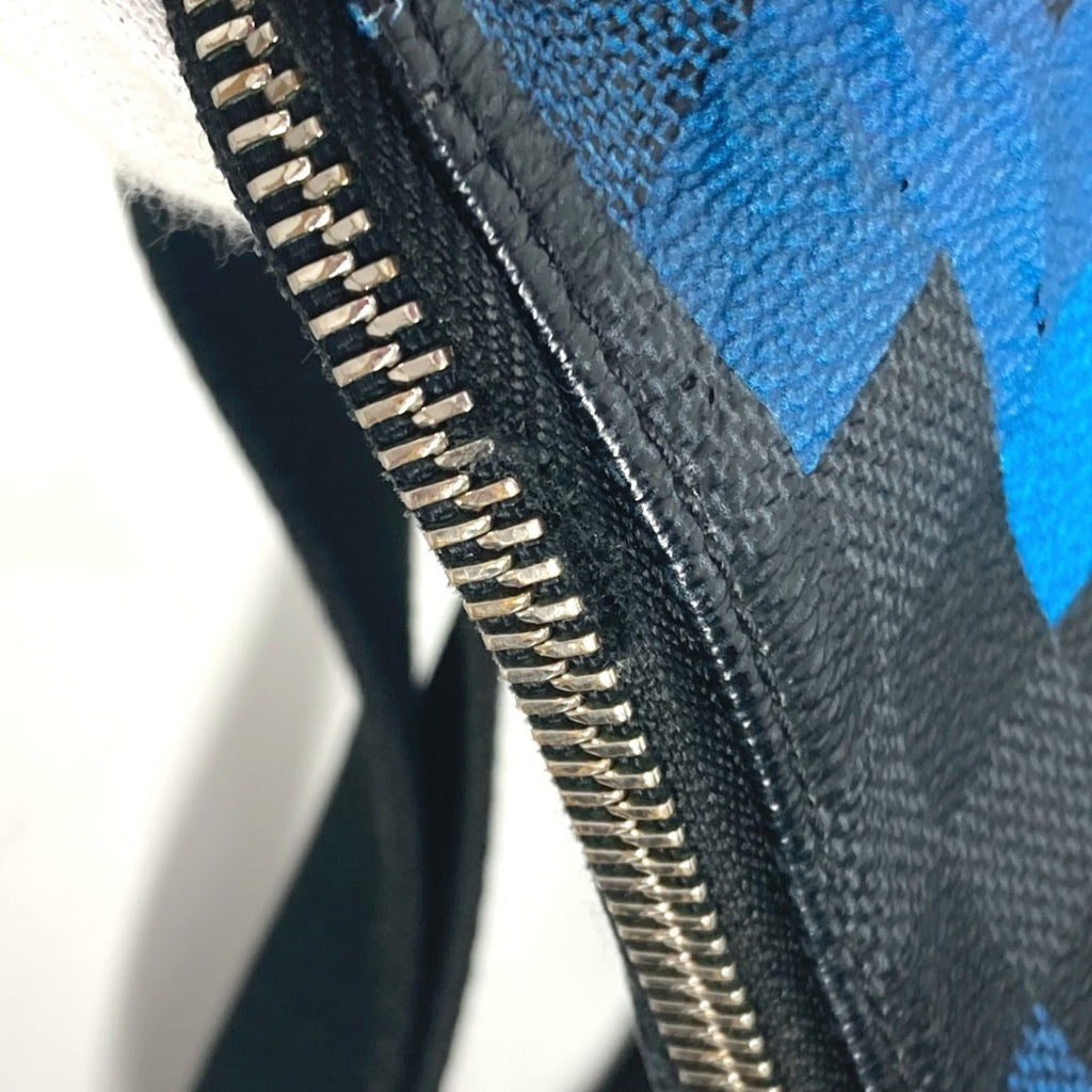 Louis Vuitton Damier Graphite Black Blue Damier Graphite Shoulder Bag Sling Bag (Pre-Owned)