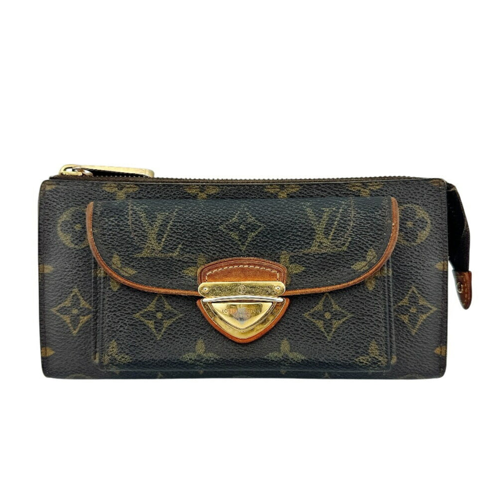 Louis Vuitton Brown Leather Coin Purse/Coin Case (Pre-Owned)