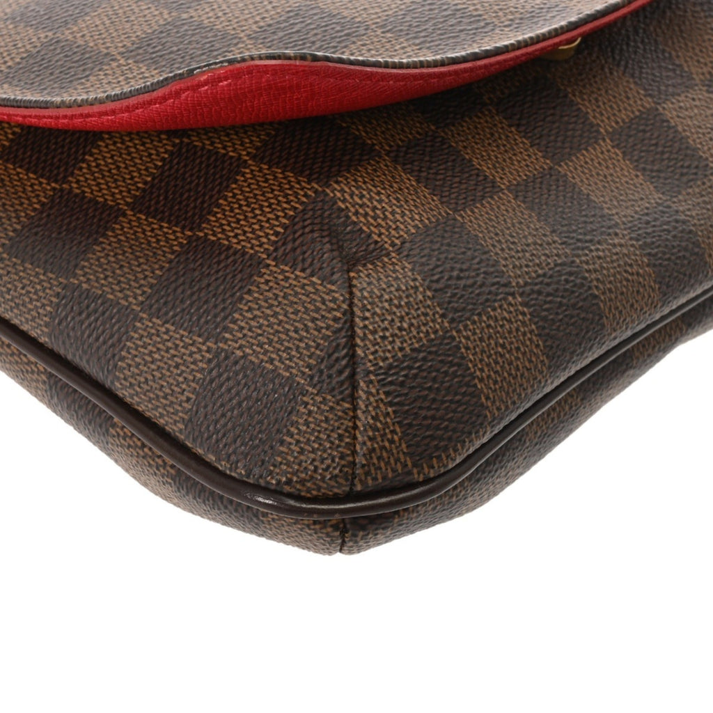 Louis Vuitton Damier Brown Damier Canvas Damier Canvas Shoulder Bag (Pre-Owned)