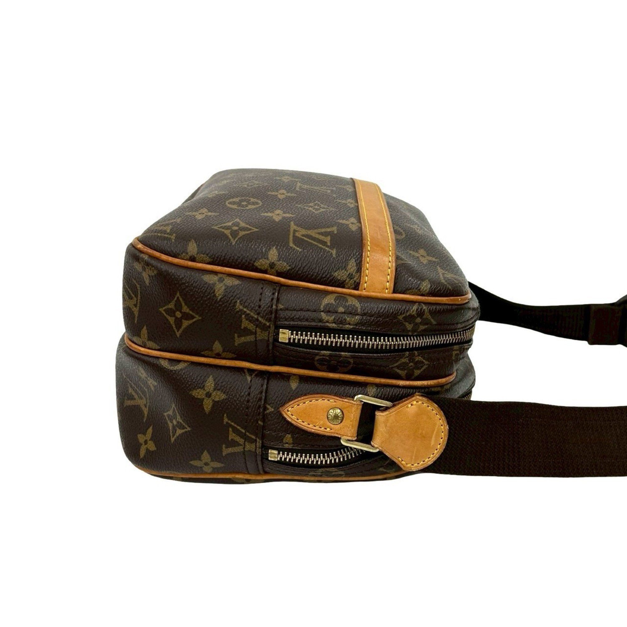 Louis Vuitton Brown Leather Pvc Pochette Shoulder Bag (Pre-Owned)