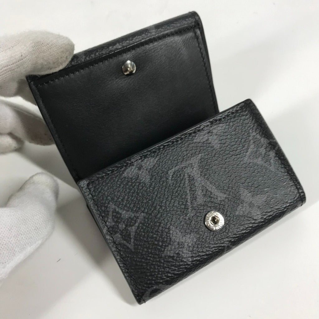 Louis Vuitton Monogram Eclipse Black Monogram Eclipse Wallet (Tri-Fold) (Pre-Owned)