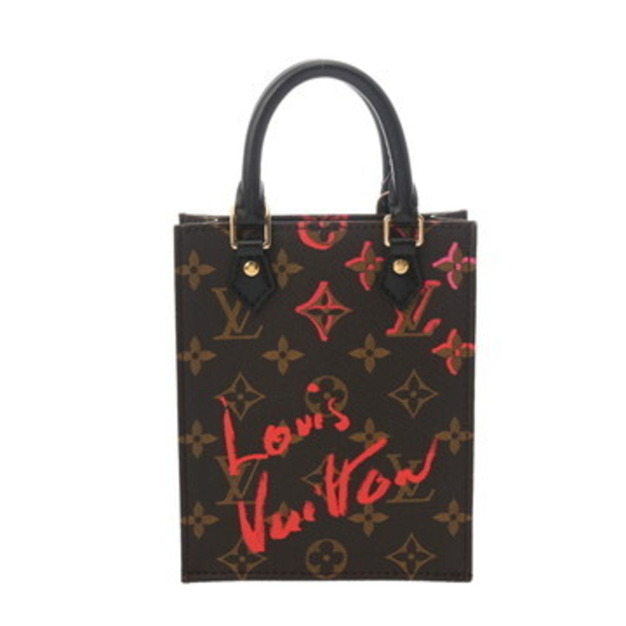 Louis Vuitton Brown Monogram Canvas Handbag (Pre-Owned)