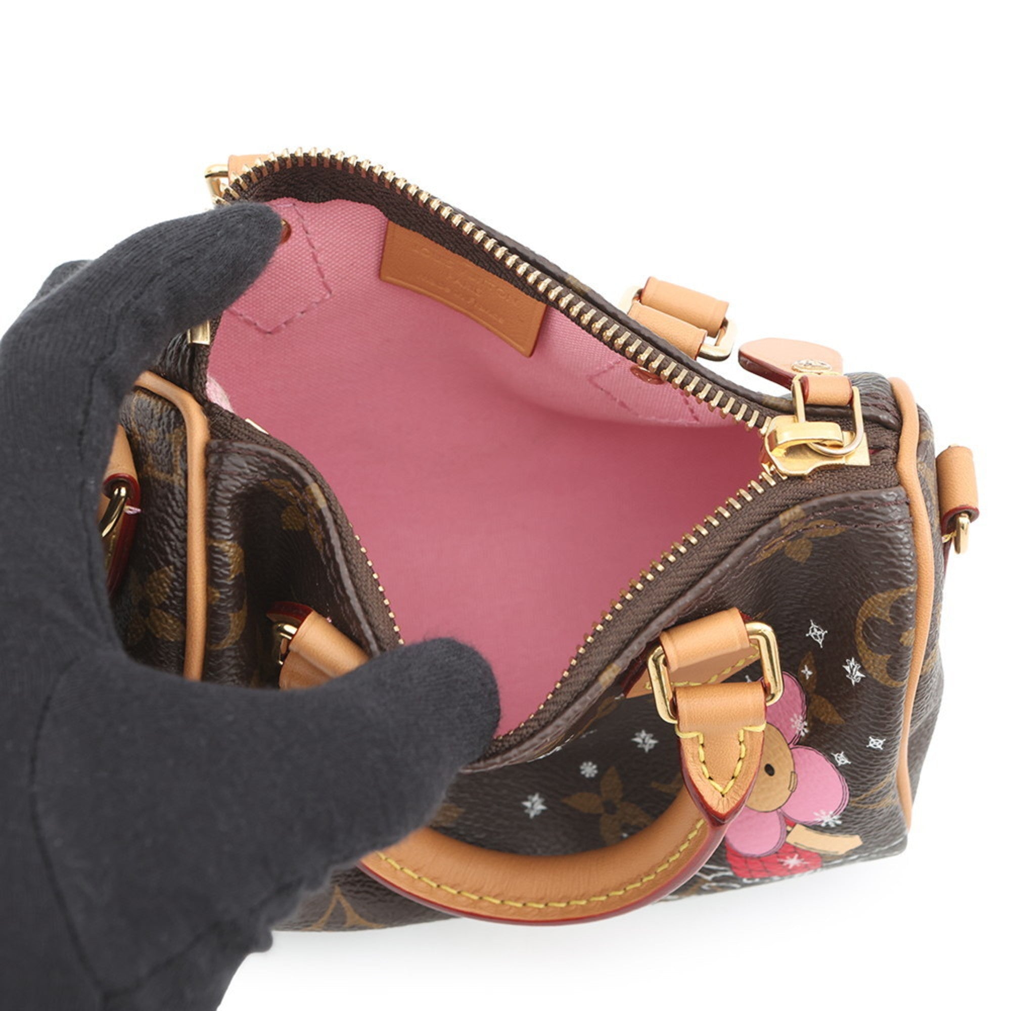Louis Vuitton Rose Monogram Handbag Shoulder Bag (Pre-Owned)