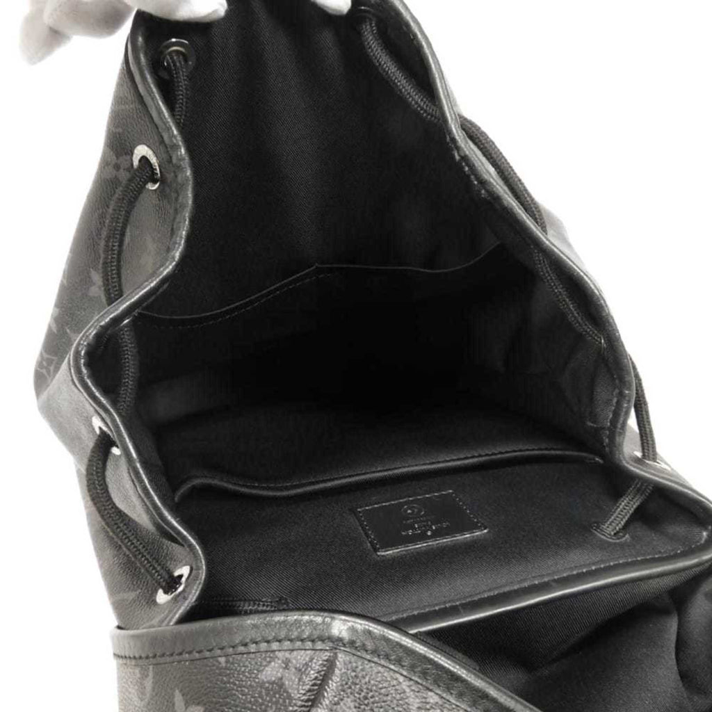 Louis Vuitton Monogram Eclipse Black Noir Monogram Eclipse Backpack (Pre-Owned)