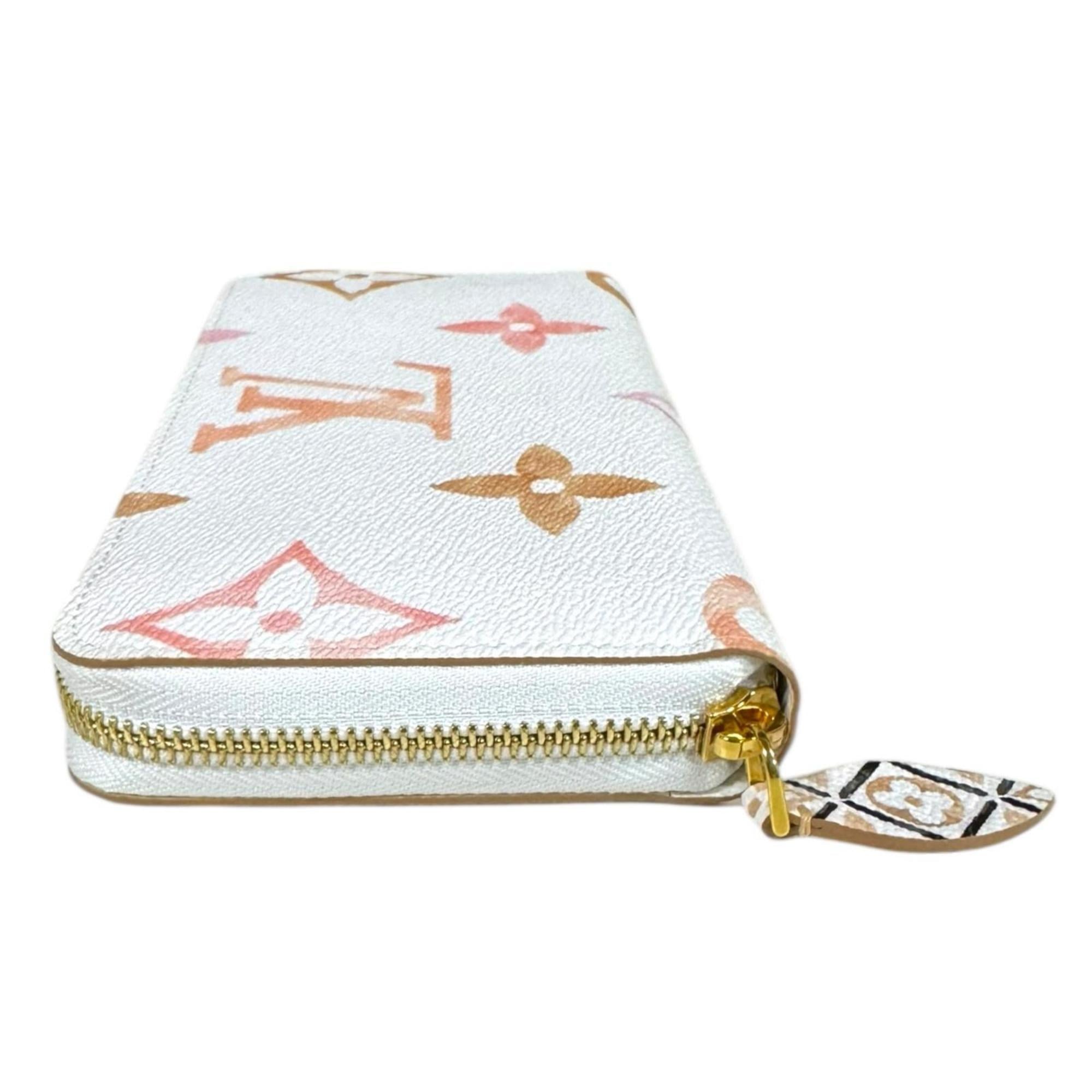 Louis Vuitton Pink White Monogram Empreinte Long Wallet (Bi-Fold) (Pre-Owned)