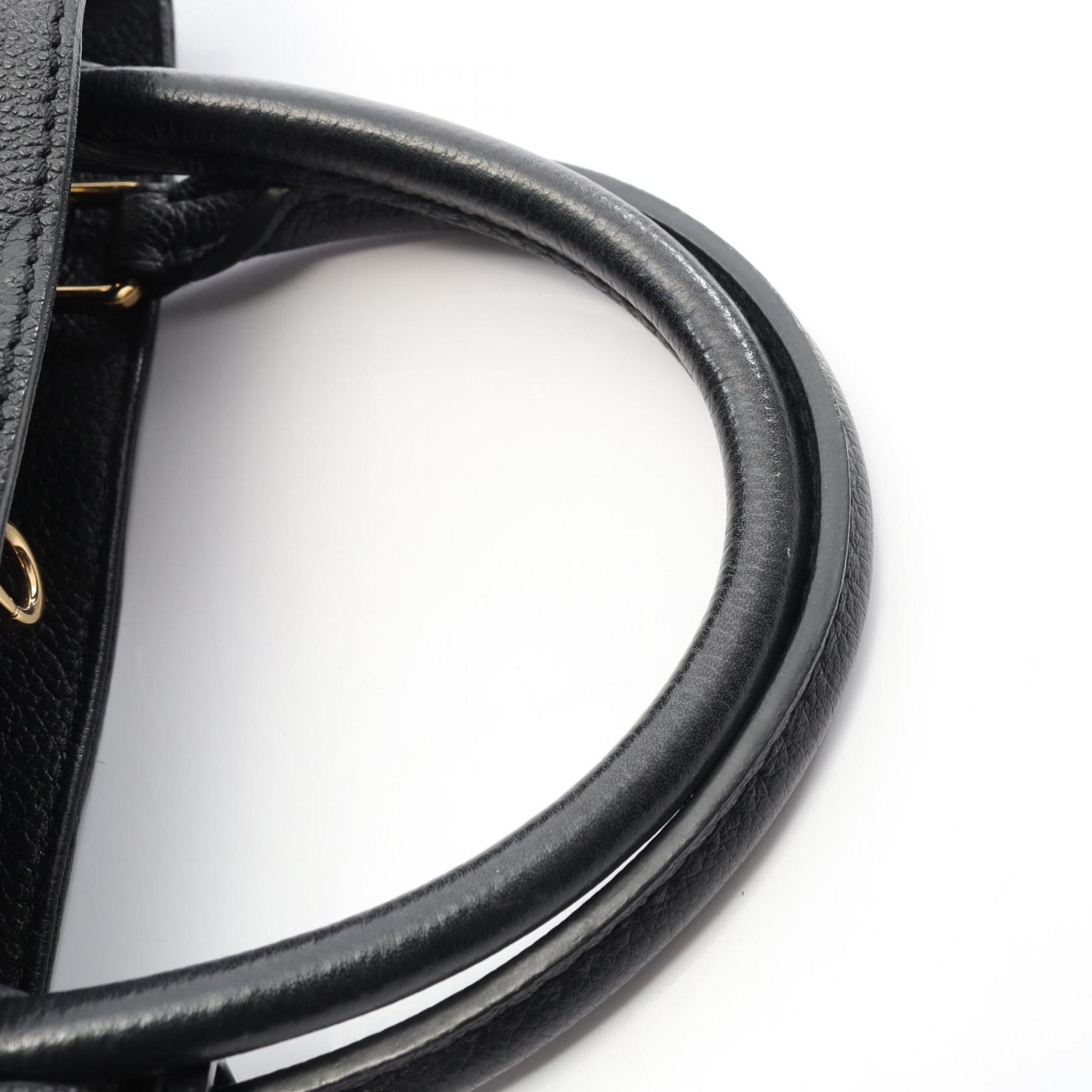 Louis Vuitton Black Cuir Ombre Leather Monogram Empreinte Handbag (Pre-Owned)