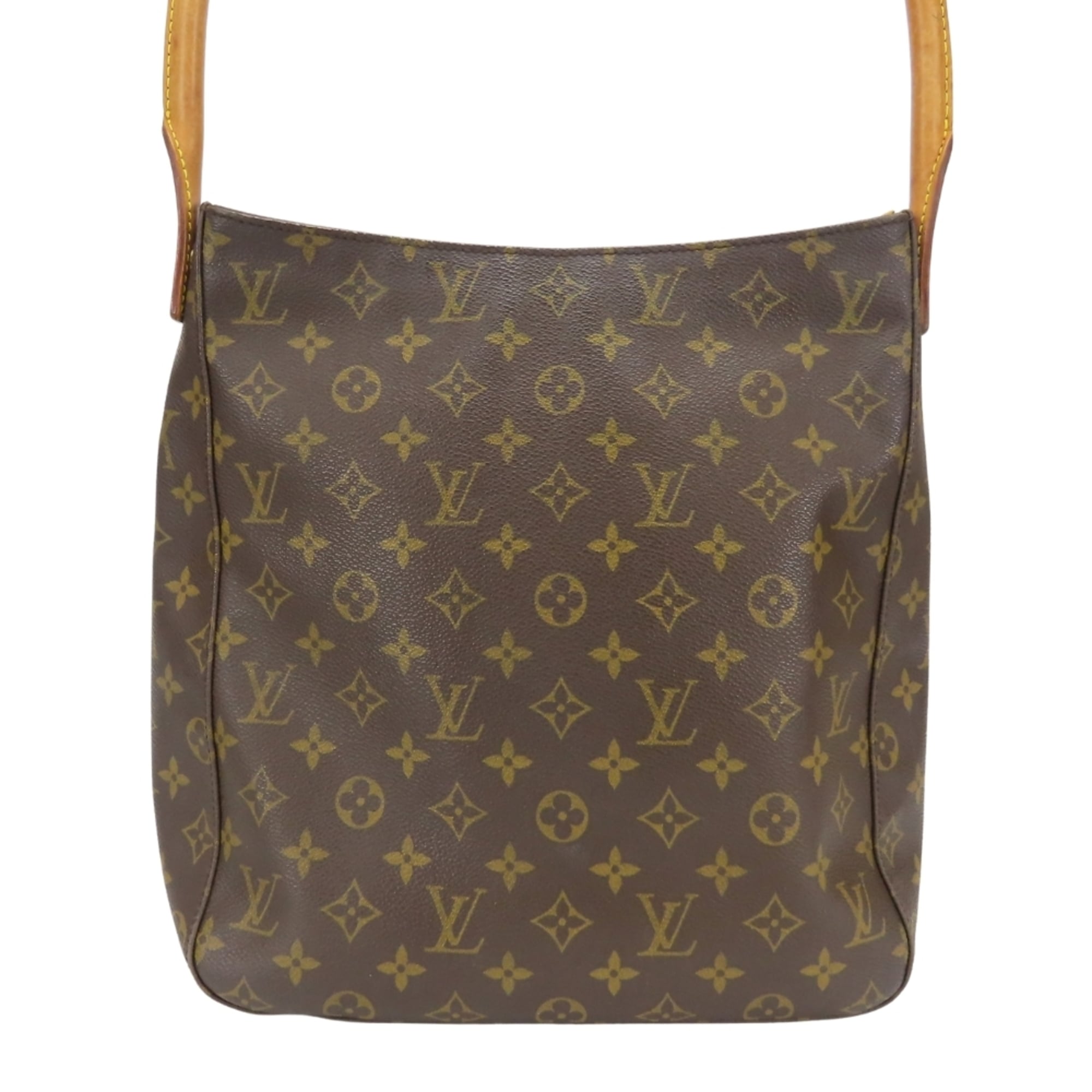 Louis Vuitton Brown Monogram Monogram Leather Shoulder Bag (Pre-Owned)